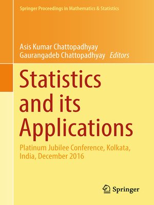 cover image of Statistics and its Applications